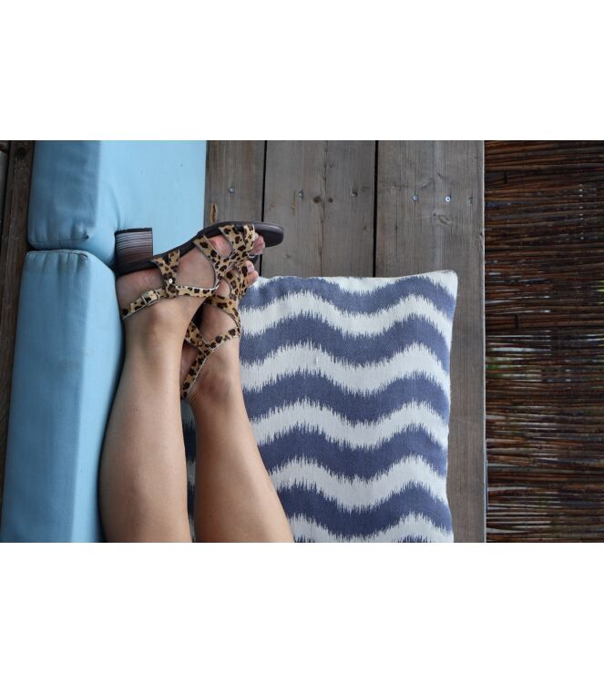 BTMR BTMR dames sandalen leopard beige Leopard Beige BTMR Dames Sandalen op hoge hak in Naturel Leo online kopen