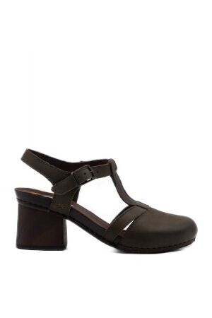 Art dames sandalen rubberzolen groen