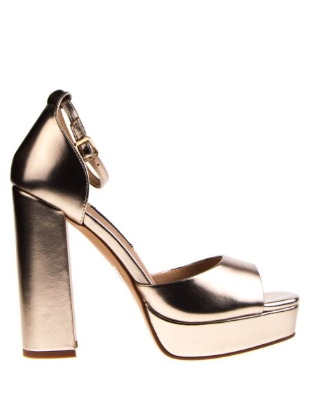 Ninewest Dames sandalen plateau goud