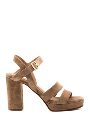 Rossano Bisconti dames sandalen plateau beige
