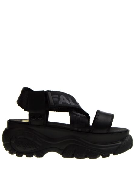 Buffalo Dames sandalen plateau zwart