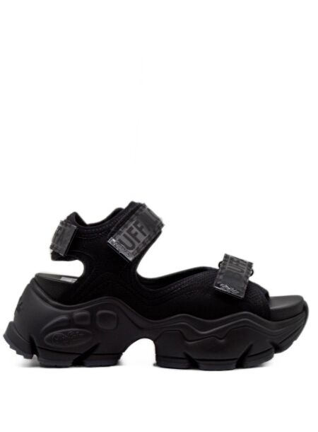 Buffalo Buffalo Platform Sandals Black for Women