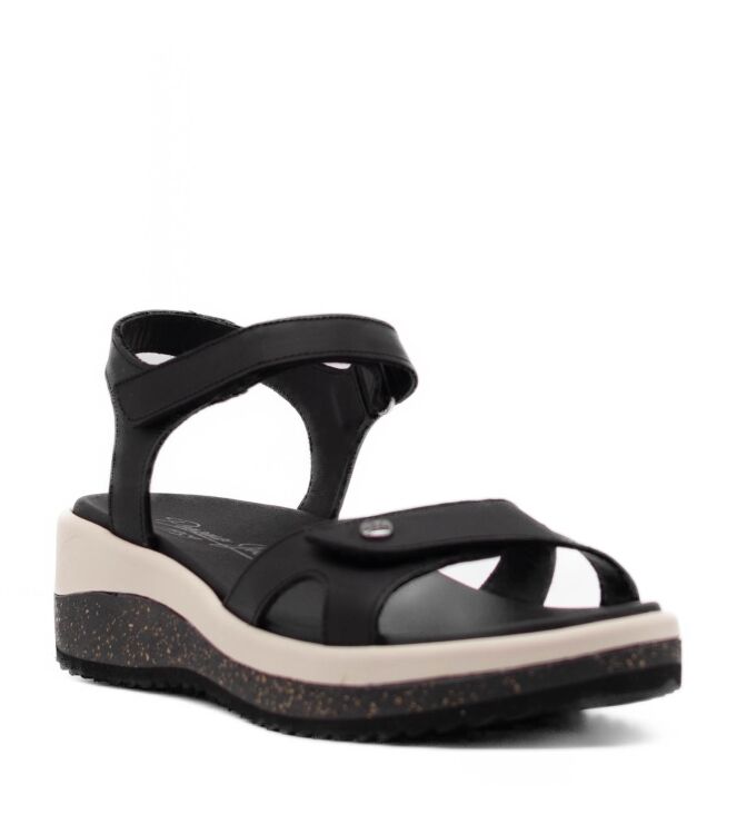 Panama Jack Dames Platform Sandalen in Zwart online kopen 