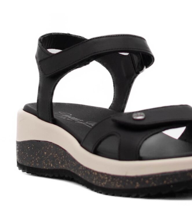 Panama Jack Dames Platform Sandalen in Zwart online kopen 