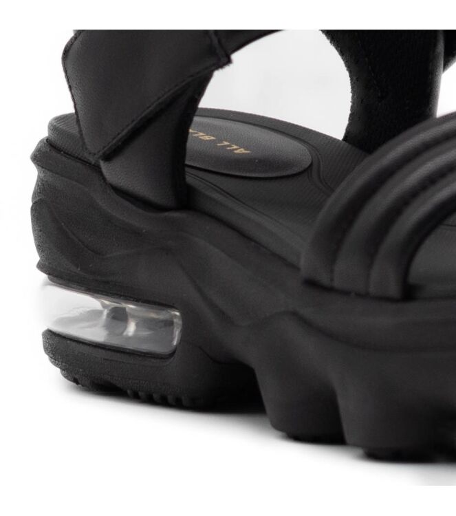 All Black Dames Platform Sandalen in Zwart online kopen 