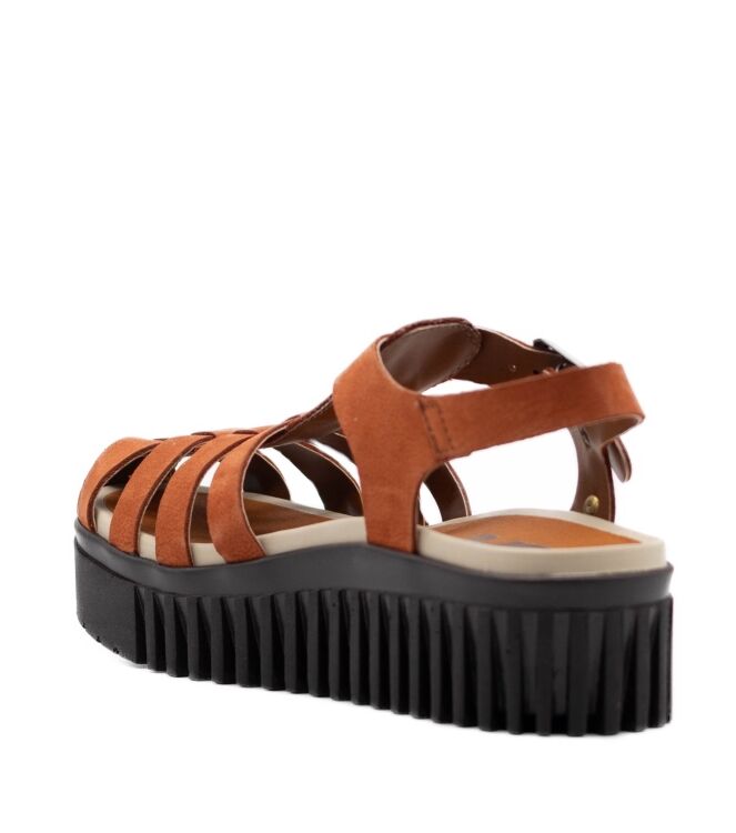 The Art Dames Platform Sandalen in Oranje online kopen 