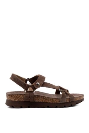 panama jack dames sandalen plateau grijs