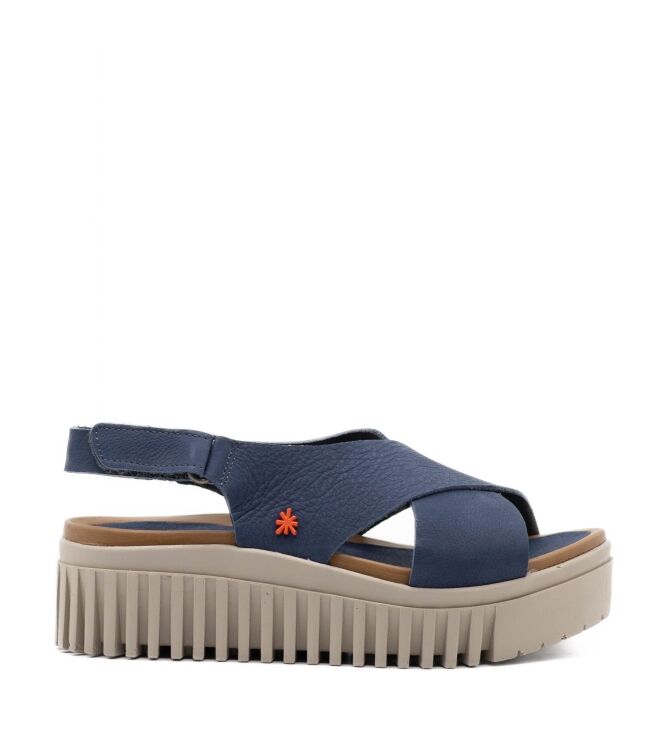 The Art Dames Platform Sandalen in Blauw online kopen 