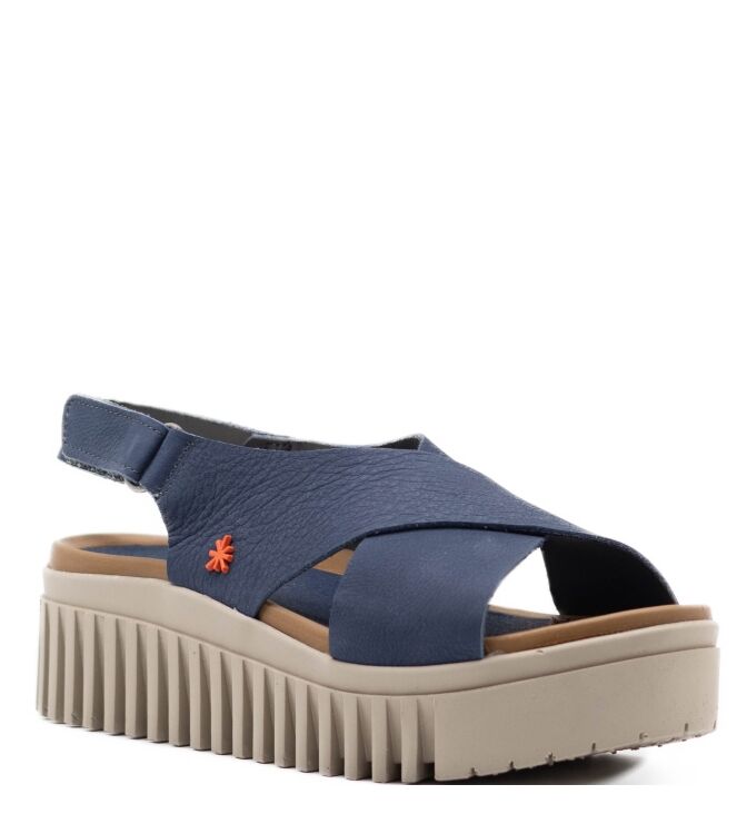 The Art Dames Platform Sandalen in Blauw online kopen 