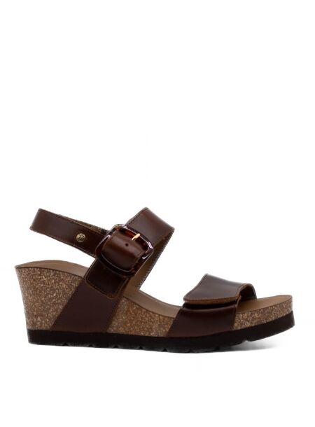 Panama jack Dames sandalen plateauzolen brui