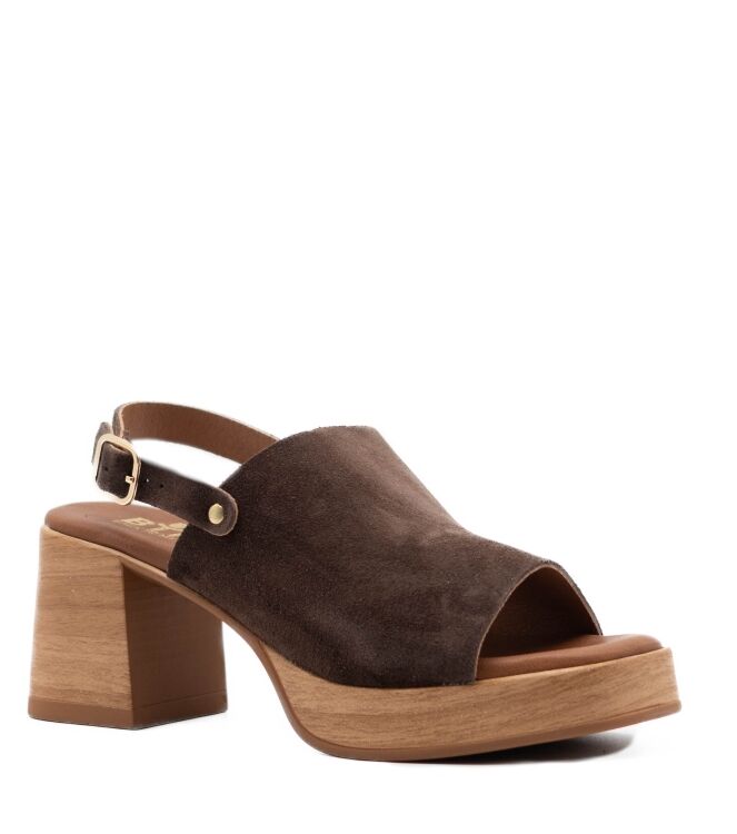 BTMR  Dames Sandalen Plateauzolen Bru 