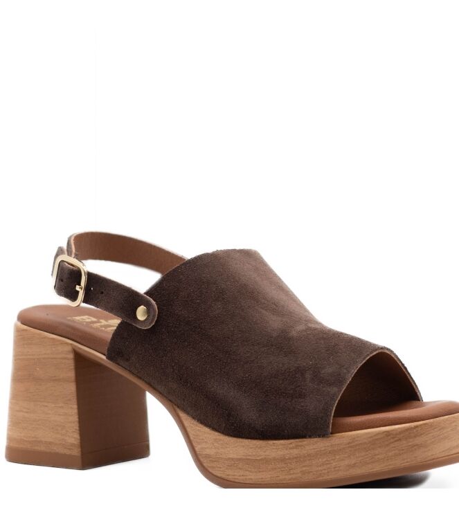 BTMR  Dames Sandalen Plateauzolen Bru 