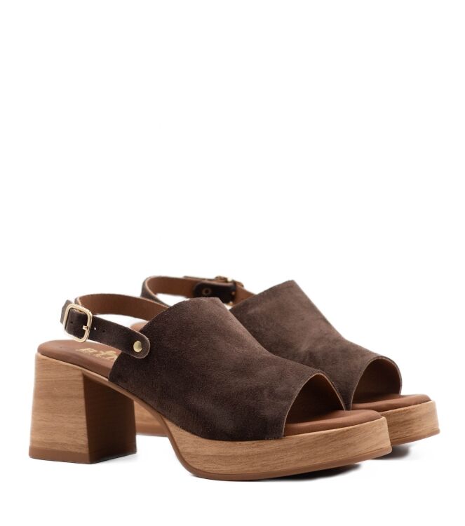 BTMR  Dames Sandalen Plateauzolen Bru 