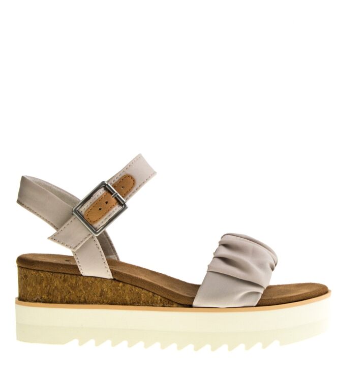 Toms Dames Platform Sandalen in Naturel online kopen