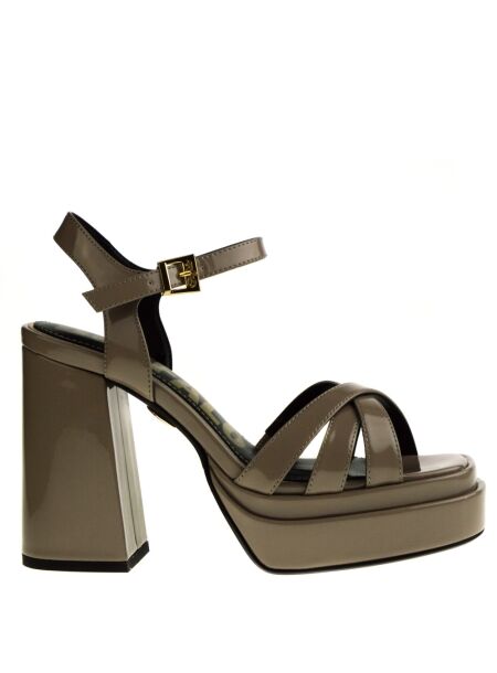 Buffalo Buffalo Platform Sandals Taupe for Woman 