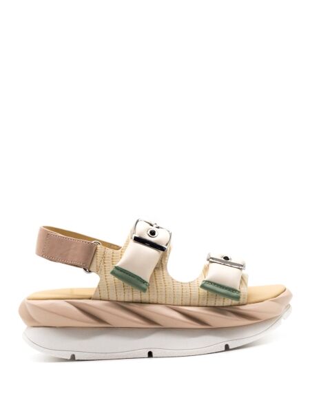 Sale Sandalen Plateauzool Taft