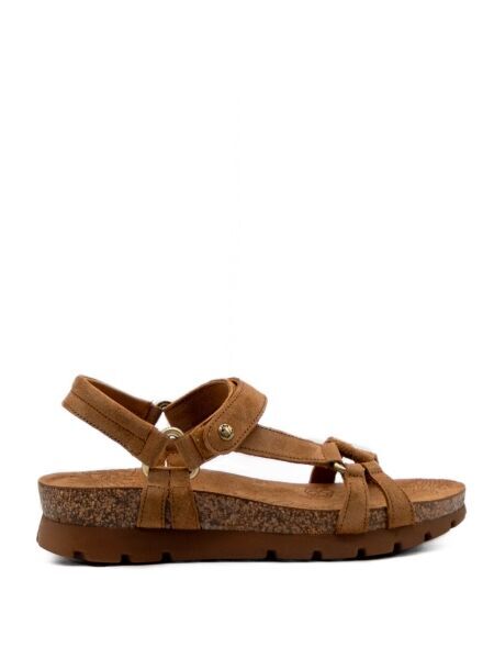 Panama jack Dames sandalen plateau naturel