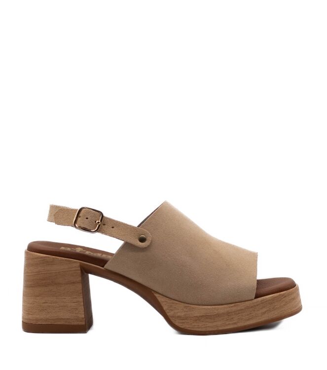 BTMR  Dames Sandalen Plateauzolen Natu 