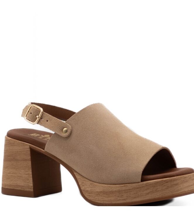 BTMR  Dames Sandalen Plateauzolen Natu 