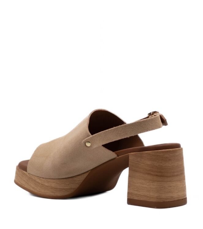 BTMR  Dames Sandalen Plateauzolen Natu 