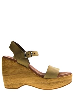 BTMR BTMR Platform Sandals Green for Woman 