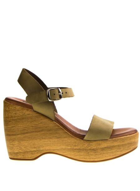 Btmr BTMR Platform Sandals Green for Woman 