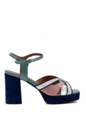 fly london dames sandalen plateau blauw com