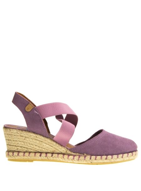 Verbenas Verbenas Wedge Sandals Purple for Women