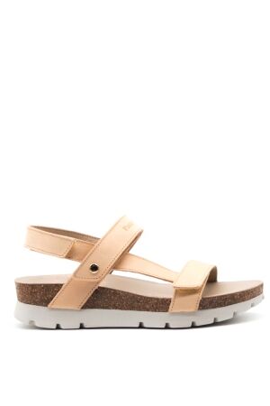 panama jack Panama Jack Wedge Sandals Beige for Women
