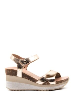 Panama Jack dames sandalen sleehak goud