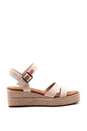 toms Toms Wedge Sandals Beige for Women