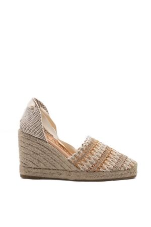 Kanna dames sandalen sleehakken beige