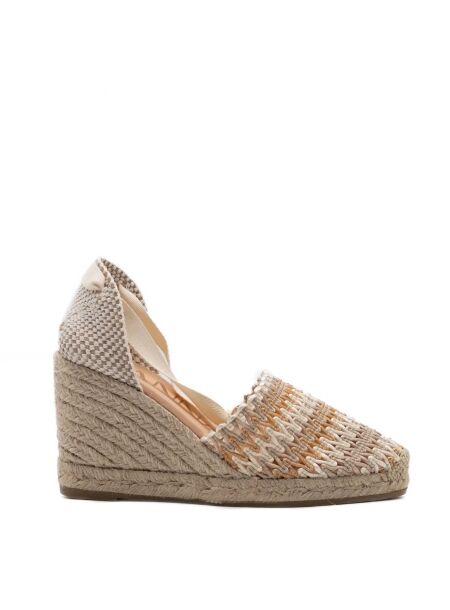 Kanna Dames sandalen sleehakken beige