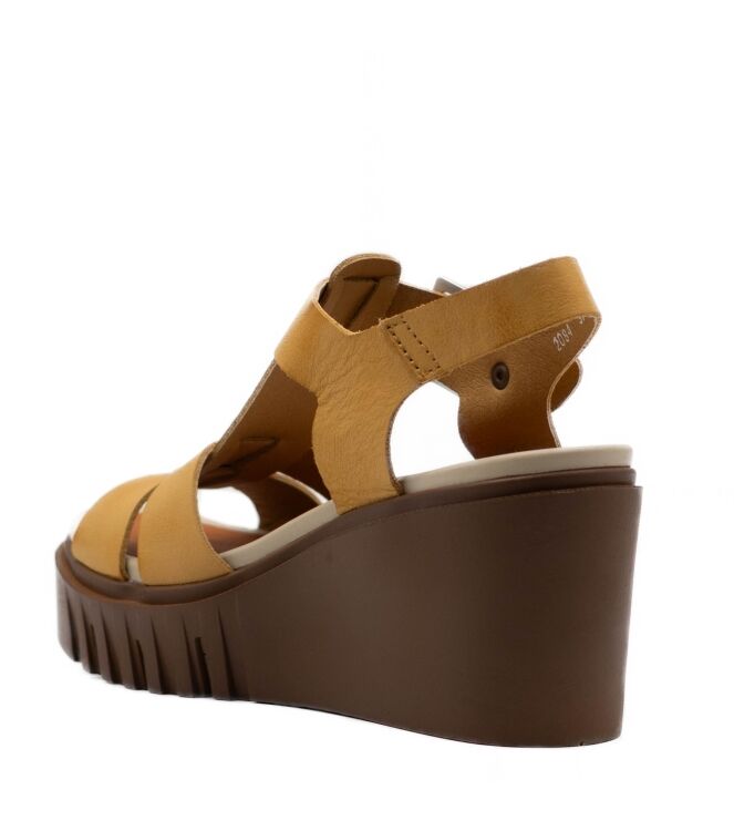 The Art Company Dames Sandalen Sleehak in Geel online kopen 