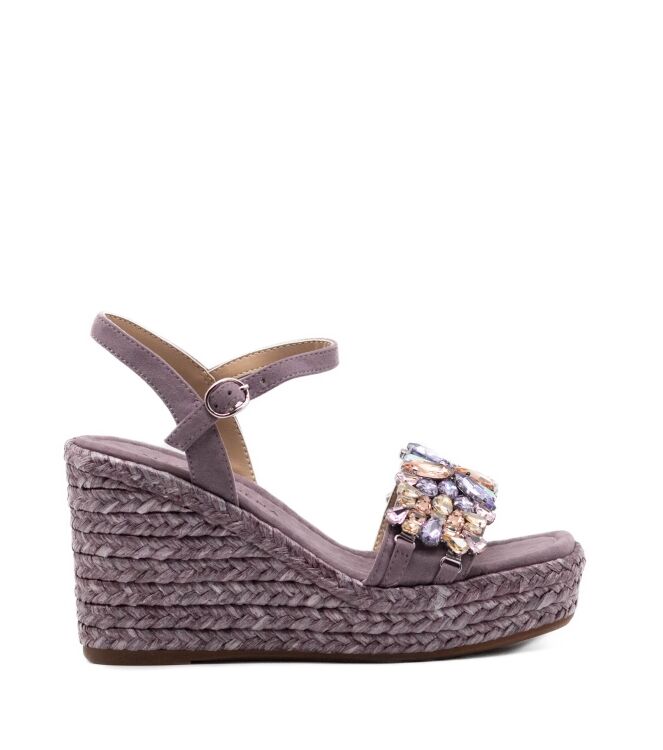 Alma en Pena Dames Sandalen Sleehak in Paars online kopen 