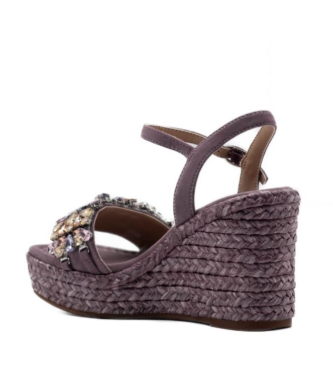 Alma en Pena Dames Sandalen Sleehak in Paars online kopen 