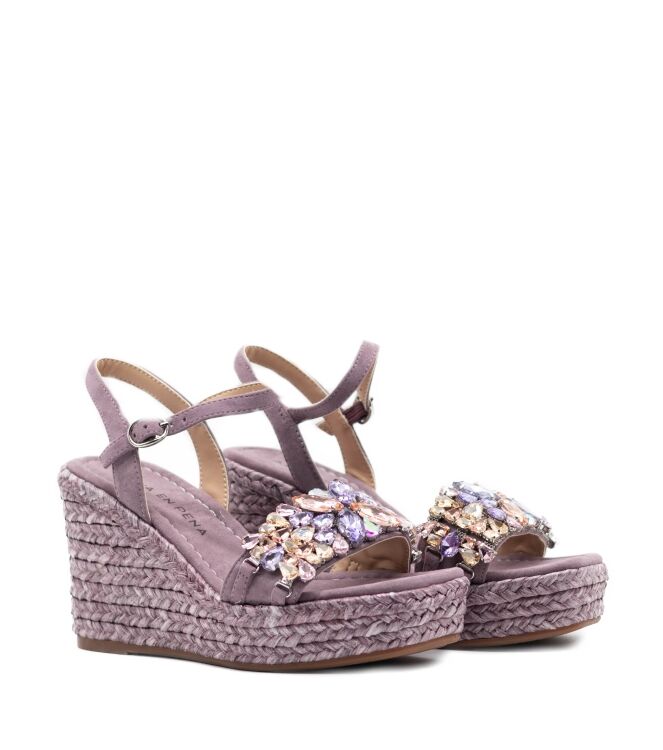 Alma en Pena Dames Sandalen Sleehak in Paars online kopen 