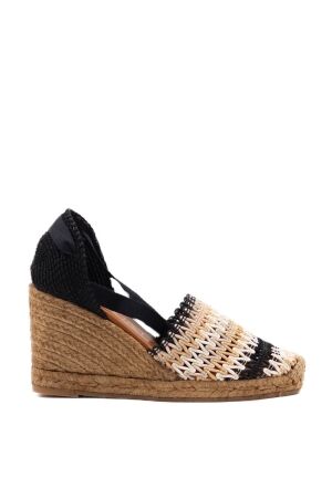 Kanna dames sandalen sleehakken zwart