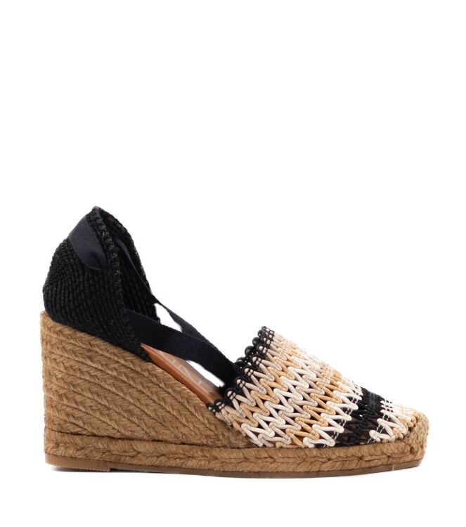 Kanna Dames Sandalen Sleehak in Zwart online kopen 