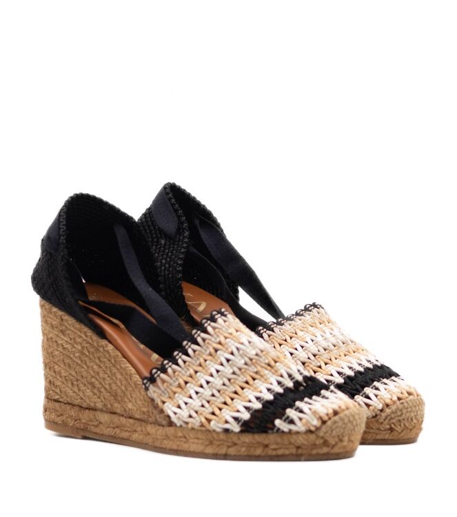 Kanna Dames Sandalen Sleehak in Zwart online kopen 