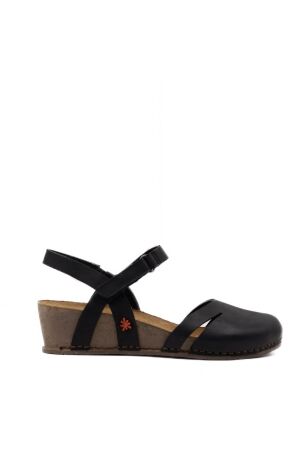 Art dames sandalen rubberzolen zwart