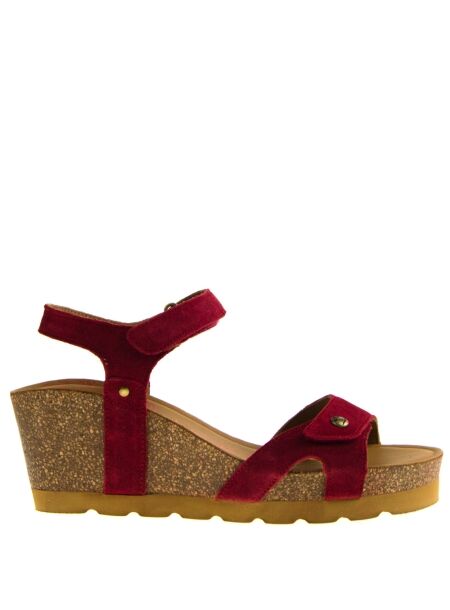 Panama jack Dames sandalen sleehak rood