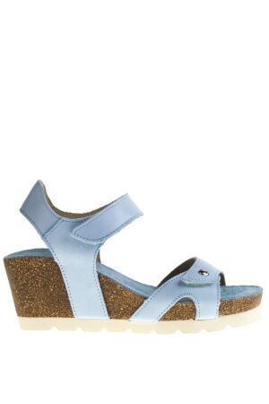 panama jack Panama Jack Wedge Sandals Blue for Women