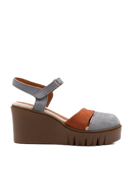 Art Dames sandalen sleehakken blauw