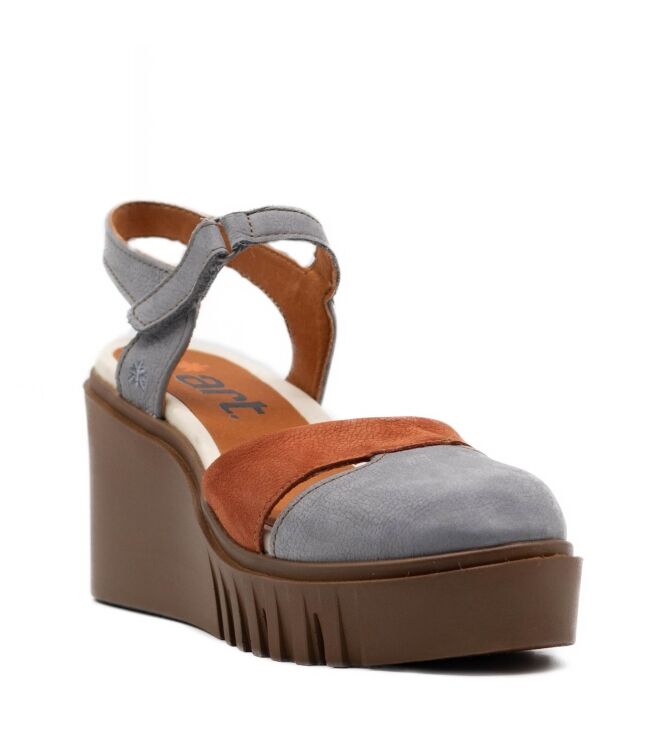 The Art Company Dames Sandalen Sleehak in Denim Blauw online kopen 