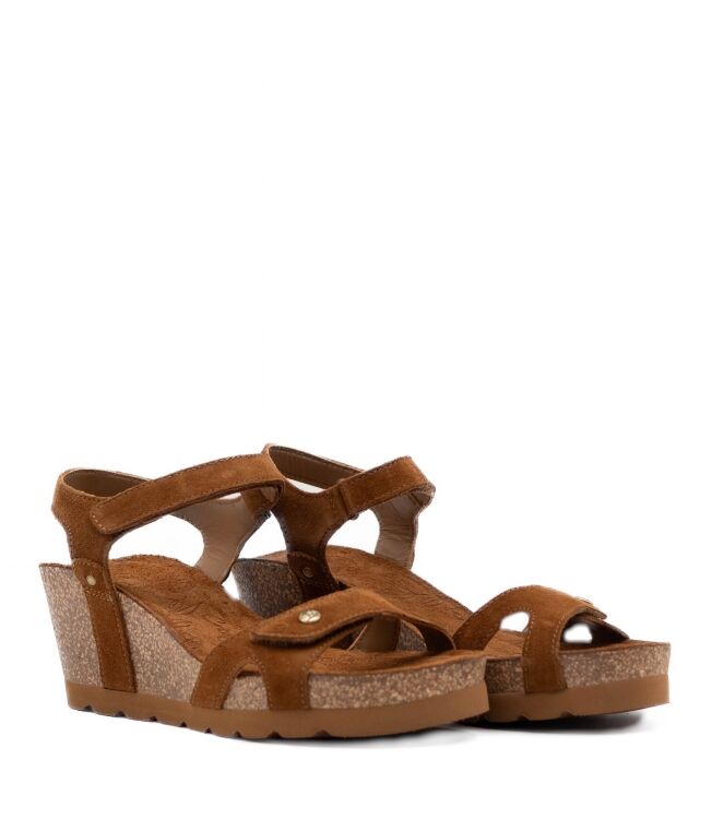 panama jack  Dames Sandalen Sleehakken Bruin 