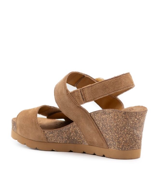 Panama Jack Dames Sandalen Sleehak in Naturel online kopen 