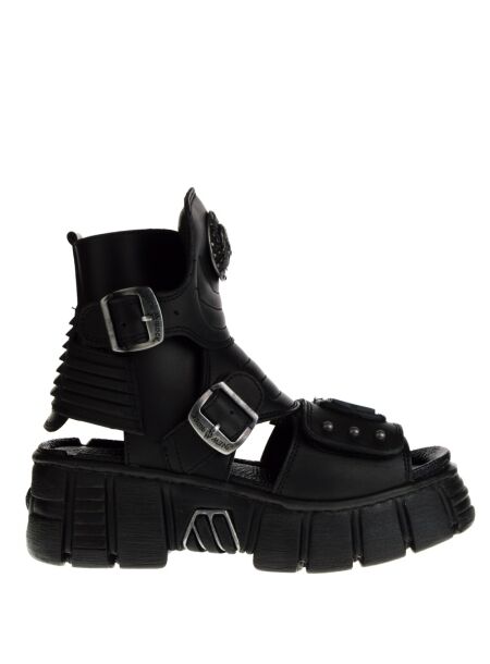 New rock New Rock Sandals Black for Women 