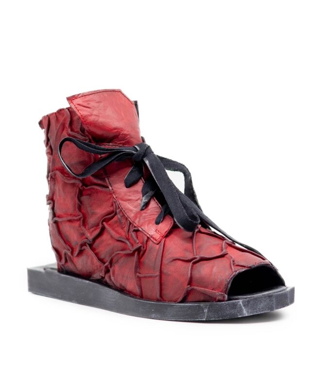 Papucei Dames Sandaal in Rood met rits online kopen