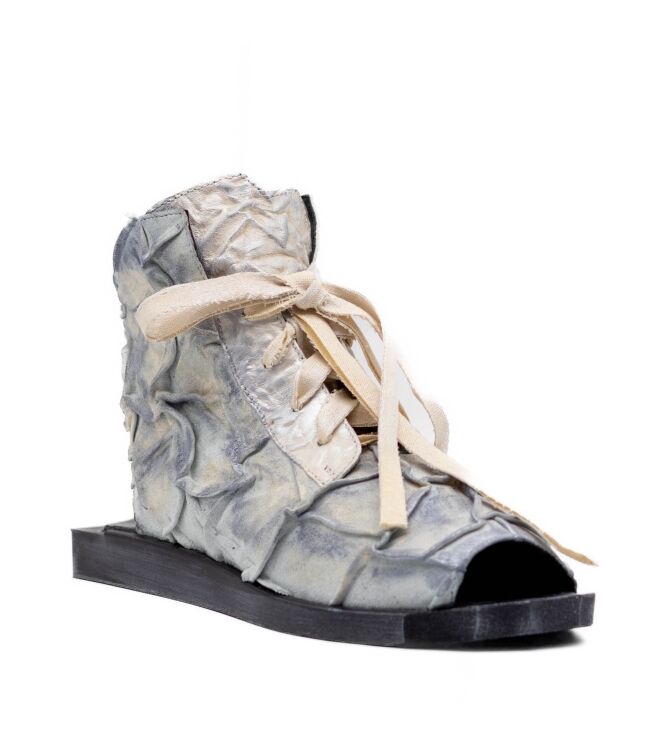 Papucei Dames Sandaal in Wit Combi met rits online kopen